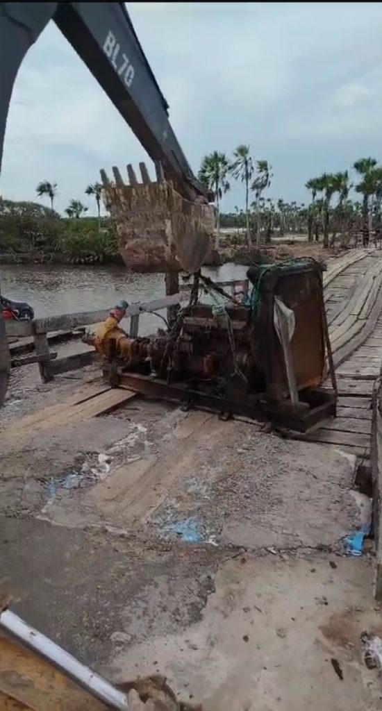 Obras na Ponte da Boa Vista começam com interdição e transporte alternativo por balsa