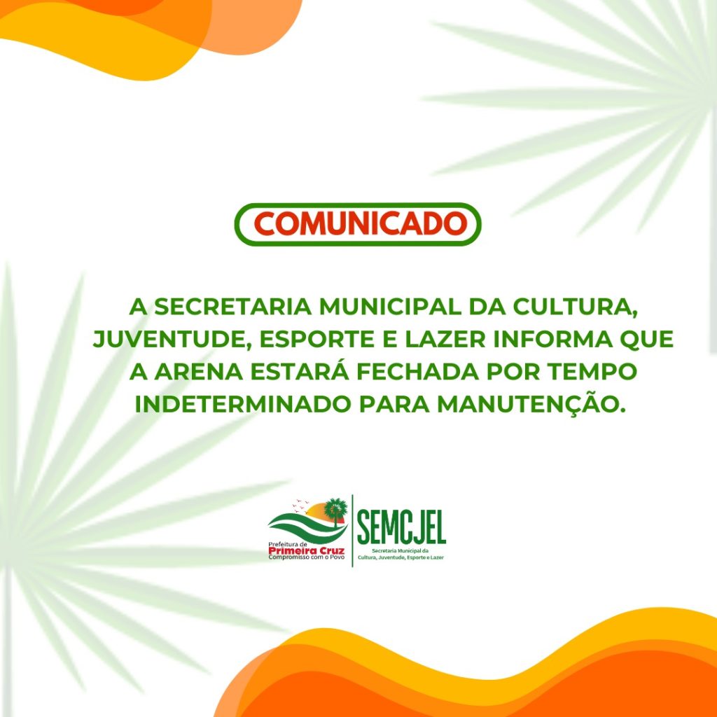 Comunicado: Arena em Manutenção!