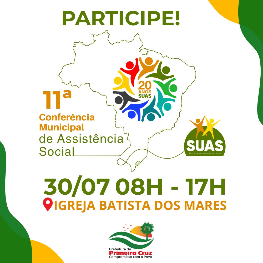Vem aí a 11ª Conferência Municipal de Assistência Social