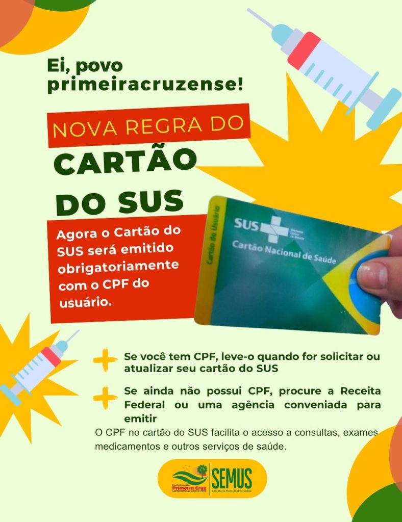 Emissão e atualização do Cartão do SUS