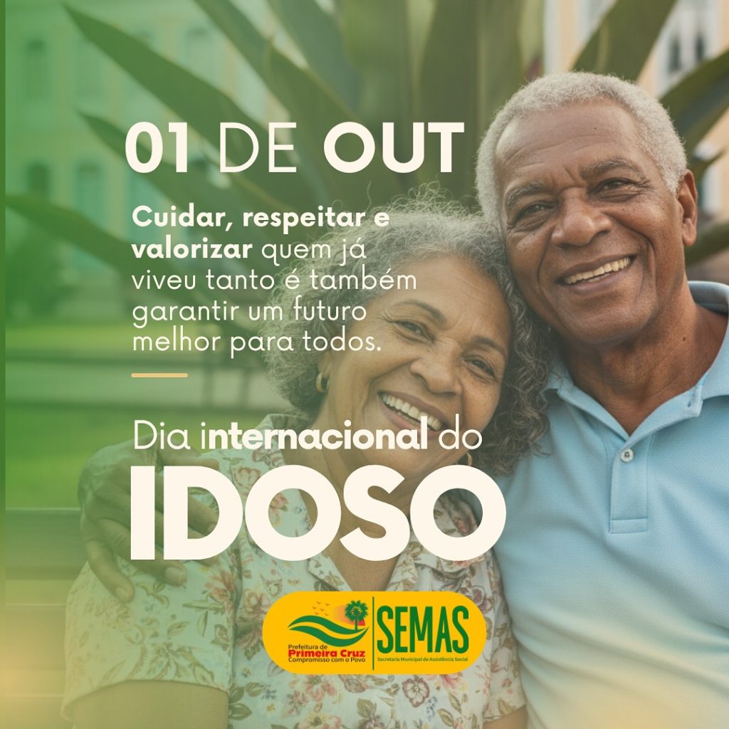 1 de outubro – Dia Internacional do Idoso