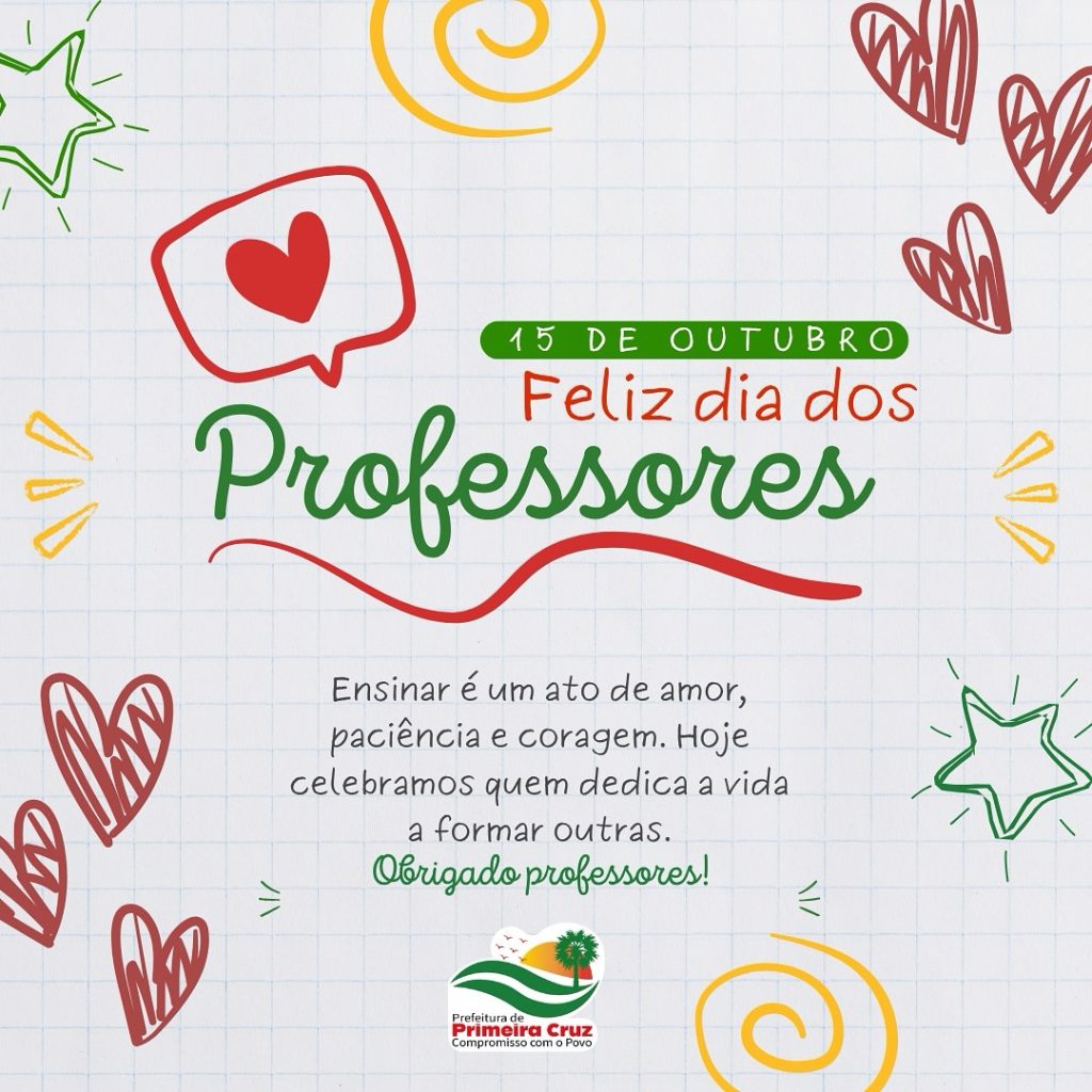 15 de outubro – Dia dos Professores