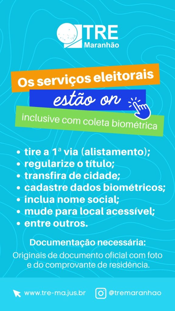 Serviços eleitorais disponíveis: participe e fortaleça a democracia!