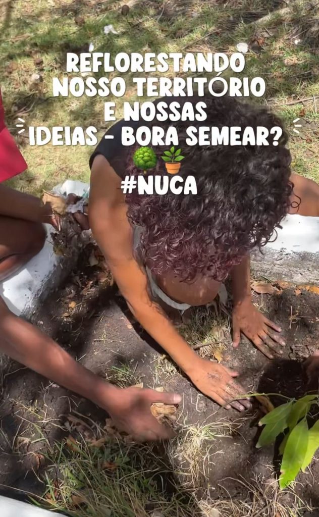 NUCA – Juventude de Primeira Cruz realiza ação de reflorestamento em mobilização do Selo UNICEF