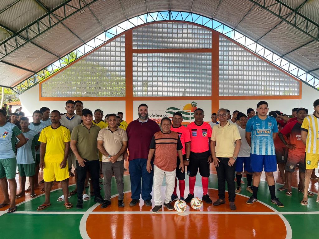 Ginásio Poliesportivo de Areinhas é reinaugurado com torneio de futsal e celebração comunitária